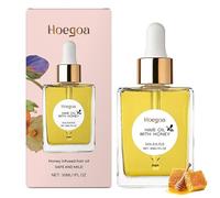 Aceite Pelo,30ml Honey Infused Hair Oil,Hidrata y Nutre Profundamente el Cabello,Suaviza las Puntas Abiertas y Previene el Encrespamiento,Aceite para el Cabello Seco y Dañado