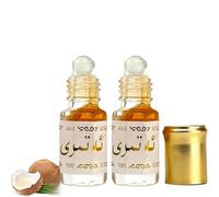 Aceite Perfumado Afrutado En Roll-on De 3 Ml, Fragancia Floral Afrutada De Larga Duración Para Mujer, Perfume Sin Alcohol, Fragancia En Roll-on De Tamaño De Viaje Para Mujer Y Hombre (2pcs)