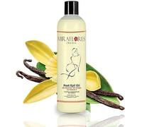 Aceite Post Depilación de Vainilla 100% Natural de Uso Profesional 500ml Aceite corporal para después de la Depilación con Vitamina E para Hidratar la Piel y eliminar los restos de Cera Brasileña