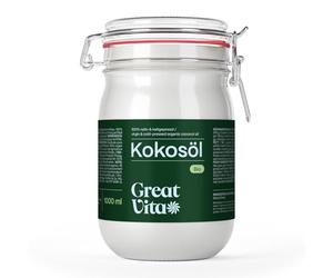 Aceite puro de coco virgen extra orgánico MeaVita 1 Litre (1 X 1000 ml)