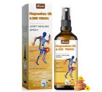 Aceite Puro de Magnesio en Spray, 100% Natural Aceite Puro de Zechstein de Magnesio Orgánico, Aceit de Magnesios en Spray para Pies, Piel y Cuerpo, Ayuda a Dormir, Calambres en las Piernas, 60ml