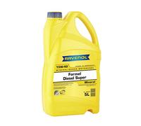 Aceite RAVENOL Formel Diesel Super SAE 15W-40-5 L | Aceite de motor mineral multigrado | Para automóviles de pasajeros y camiones diesel