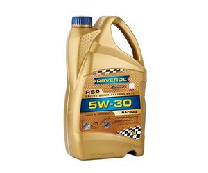 Aceite RAVENOL RSP Racing Super Performance SAE 5W-30-5 L | Para conducción extremadamente deportiva y Circuito/carreras/trackday