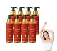 Aceite reafirmante corporal de lujo, aceite corporal Glow Remedy, esencia iluminadora para una piel tersa y radiante, suero corporal reafirmante e hidratante, suero seco ligero, 100 ml (8 botellas)