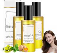 Aceite Reparador Intensivo para el Cabello con Proteína de Huevo - Nutrición Profunda para Cabello Dañado, Fortalece y Restaura el Brillo, Fórmula Suave para Todo Tipo de Cabello (3Piezas)
