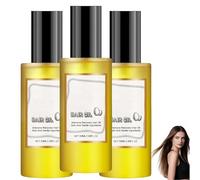 Aceite reparador intensivo para el cabello con proteína de huevo - Tratamiento nutritivo profundo para cabello seco y dañado - Devuelve la suavidad y el brillo con aceites naturales (3Piezas)