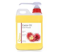 Aceite Ricino Puro, Castor Oil, Acelera Crecimiento Cabello, Pestañas, Barba y Uñas. Sérum Anticaída Pelo Hombre y Mujer 100% Vegano - 5000 ml 5 L