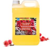 Aceite Ricino Puro Hidratante Estrias Protector Uñas Crecimiento Cabello Crece Barba Hombre Pestañas Serum Cejas Tratamiento Anticaida Pelo Rizador 10000 ML 10L