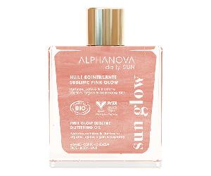 Aceite rosa brillante Alphanova Daily Sun Sublime - orgánico* 50 ml