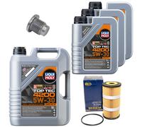 Aceite Set Filtros 4200 5W-30 8Litro + Tornillo para Opel Vivaro Movano B