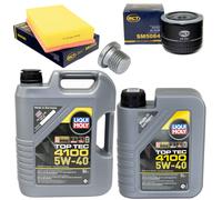 Aceite Set Filtros 5W-40 6Litro + Tapón Drenaje para VW Transporter V Autobús De
