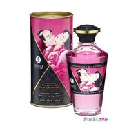Shunga aceite masaje efecto calor sabor intenso frambuesa 100 ml