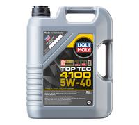 Aceite Top Tec 4100 5W-40 Liqui Moly 5 Litro para Alfa Romeo Audi BMW Chrysler