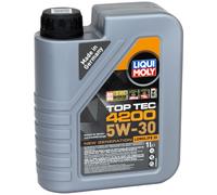 Aceite Top Tec 4200 5W-30 Liqui Moly 1 Litro para Alfa Romeo Audi BMW Citroen