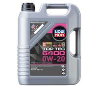 Aceite Top Tec 6400 0W-20 Liqui Moly 5 Litro para Dacia Hyundai Kia Renault MG