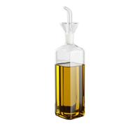 Aceitera Cuadrada 500 Ml De Vidrio Con Pitorro Eva | Aceitera Con Tapa