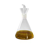 Aceitera de Cristal con Forma conica de 1 litro de Capacidad y tapón antigoteo