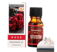 Aceites difusores de aromaterapia: rosa pura, lavanda, aromas de limón, fragancia de plantas de larga duración | Aceite humidificador para difusores, 10 ml de aceite de masaje para relajación, calma,