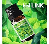 Aceites esenciales de menta 10ml, aceite de menta refrescante y estimulante para difusores, fabricación de velas DIY