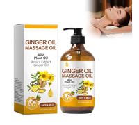 Aceites esenciales Ginger Drenaje abdominal Aceite de jengibre Peleo de jengibre de jengibre de jengibre Linfática Aceite de jengibre