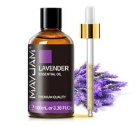 Aceites Esenciales Lavanda 100ML, MAYJAM Aceite de Lavanda 100% Puro, Ideal para Aromaterapia Aroma Difusor Fragancia Aceite Masaje