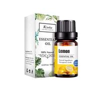 Aceites Esenciales Naturales 10ml,Para Difusor,Humidificador,Vaporizador,Masajes,Aromaterapia,Jabones,100% Bio Sin Agua Aceites Esenciales,Eucalipto,Canela,Lavanda Ect (Limón)