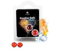 Aceites íntimos y fragancias secretplay bolas brasileñas efecto calor y frío, Poids 0.021 Kg