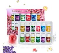 Aceites Para Aromaterapia | Juego De 12 Piezas De Mezclas De Aceites Esenciales Para Difusores,Fragancias Naturales Solubles Para Meditar
