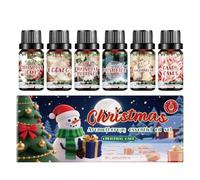 Aceites perfumados de Navidad, 6 piezas de aceite perfumado para hacer velas navideñas, de larga duración para fiestas, bastón de, molde de arándano, vela de jabón para adultos, sala de