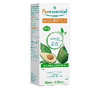Aceites vegetales 100% orgánicos Puressentiel Aceite vegetal de aguacate orgánico 50 ml
