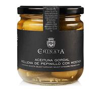 Aceituna Gordal Rellena de Pepinillo con Mostaza - La Chinata (340 g)