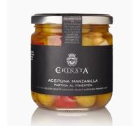 Aceituna Manzanilla Partida al Pimentón