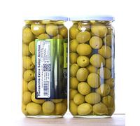 Aceitunas Manzanilla Extra con hueso - Esencia Andalusí Gourmet 700Gr (2 Unidades)