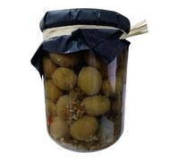 Aceitunas Rajadas | Corazón Extremeño 240 g | Aceitunas Aliñadas Gourmet de Extremadura | Aperitivo Tradicional Español | Ideal para Tapas, Picoteo y Aperitivos