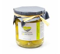 Aceitunas Rellenas de Ajo 240g - Aperitivo Gourmet - Textura Carnosa Crujiente - Aromático Tradicional - Aceituna Premium