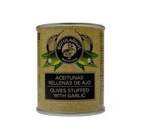 Aceitunas rellenas de ajo Botularium (Pack de 10 latitas minibar)