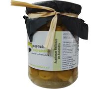 Aceitunas Rellenas de Almendra 250g - Aperitivo Gourmet Artesanal de Extremadura | Aceitunas Deshuesadas con Almendra Crujiente | Snack Premium para Tapas y Picoteo