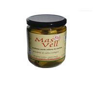 Aceitunas rellenas de anchoa 350g MasVell | ecológico