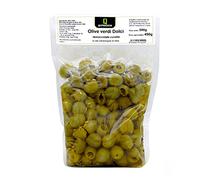 Aceitunas Verdes deshuesadas sazonadas en Aceite de Oliva Virgen Extra 500 gr