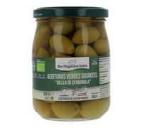 Aceitunas Verdes Gigantes Bio Organica Italia 550 gr