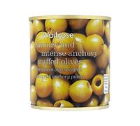 Aceitunas Verdes Rellenas De Anchoa 200G Waitrose - Paquete de 6