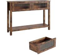 Acekool Mesa y silla plegable para niños con 1 juego mesa de entrada vidrio larga Hong MDF+densidad - Mesa y silla plegable para niños