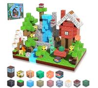 Acelane Bloques de construcción magnéticos, 100 piezas de bloques magnéticos a partir de 3 años, juguete magnético para el mundo de la construcción