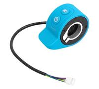 Acelerador Acelerador Scooter Eléctrico Interruptor De Control De Velocidad Pulgar Compatible Con HX X6 X7 X8 Accesorios De Repuesto E-Bike Acelerador De Dedo(SKY BLUE)