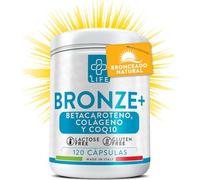 Acelerador Bronceado 120 Cápsulas PiùLife, Betacaroteno Capsulas Bronceado Con Antioxidantes Licopeno, Ácido Hialurónico, Cobre, Colageno, Pastillas Bronceadoras Para La Piel, Pastillas Para El Sol