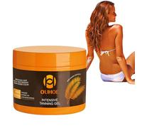 Acelerador Bronceado,Intensive Tanning Gel,Crema bronceadora cuerpo,Autobronceador para rostro y cuerpo,Bronceador Intensivo,Bronceado natural,Bronceado rápido y duradero