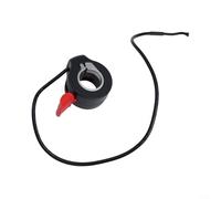 Acelerador de acelerador de pulgar para patinete eléctrico, control de sensor de efecto Hall, cuerpo ABS de 44 x 22 mm, cable de 400 mm, para patinetes eléctricos compatibles, diseño de agarre elevado