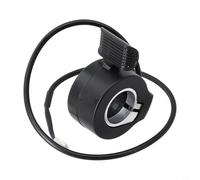 Acelerador de acelerador de pulgar para scooter eléctrico, control de dedo con sensor Hall, diseño antideslizante ABS para Xiaomi y la mayoría de los modelos, cable de 400 mm, negro