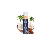 Acelerador de bronceado de Cocosolis Uomo para hombres - Aceite de bronceado orgnico con vitamina E y aroma de coco negro para un potenciador de bro