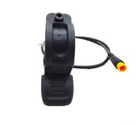 Acelerador de pulgar eléctrico 300X impermeable M8, diseñado para tubos de manillar de 22 mm, proporciona un control de velocidad estable para varios sistemas de voltaje de 12 V a 72 V (cabeza